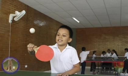 El proyecto piloto se lleva a cabo con el fin de observar y descubrir talentos en tenis de mesa.